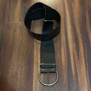 GAP Women’s Black Leather Belt Size Medium